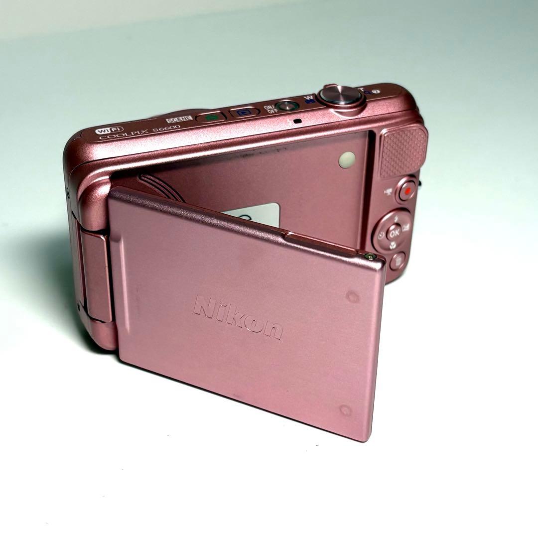た*き様 ニコン COOLPIX S6600 ピンク バリアングル液晶 動作品