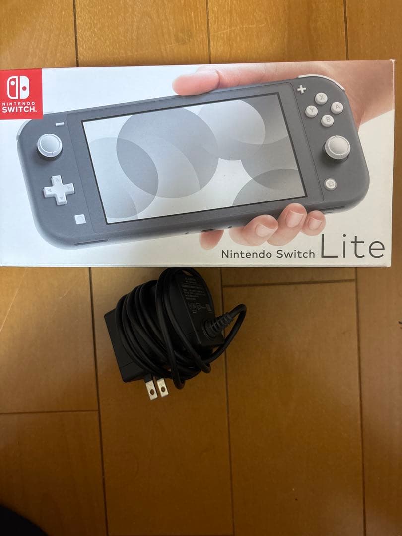 Nintendo Switch Lite グレー　箱、充電器付き