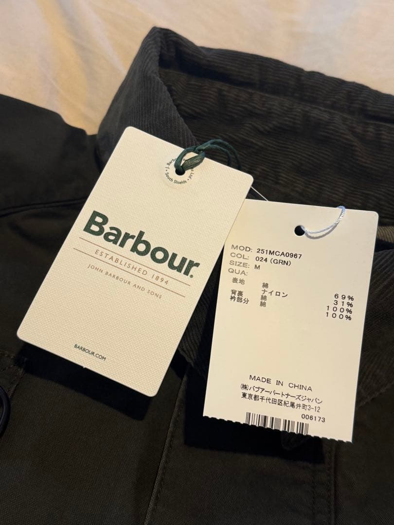 F*n様 【新品タグ付き】Barbour/バブアー ジャケット