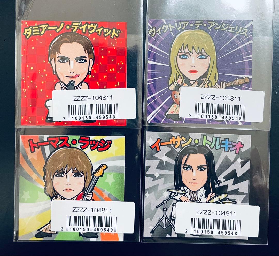 MANESKIN マネスキン　非売品ステッカー　コンプリート　モーネスキンシール