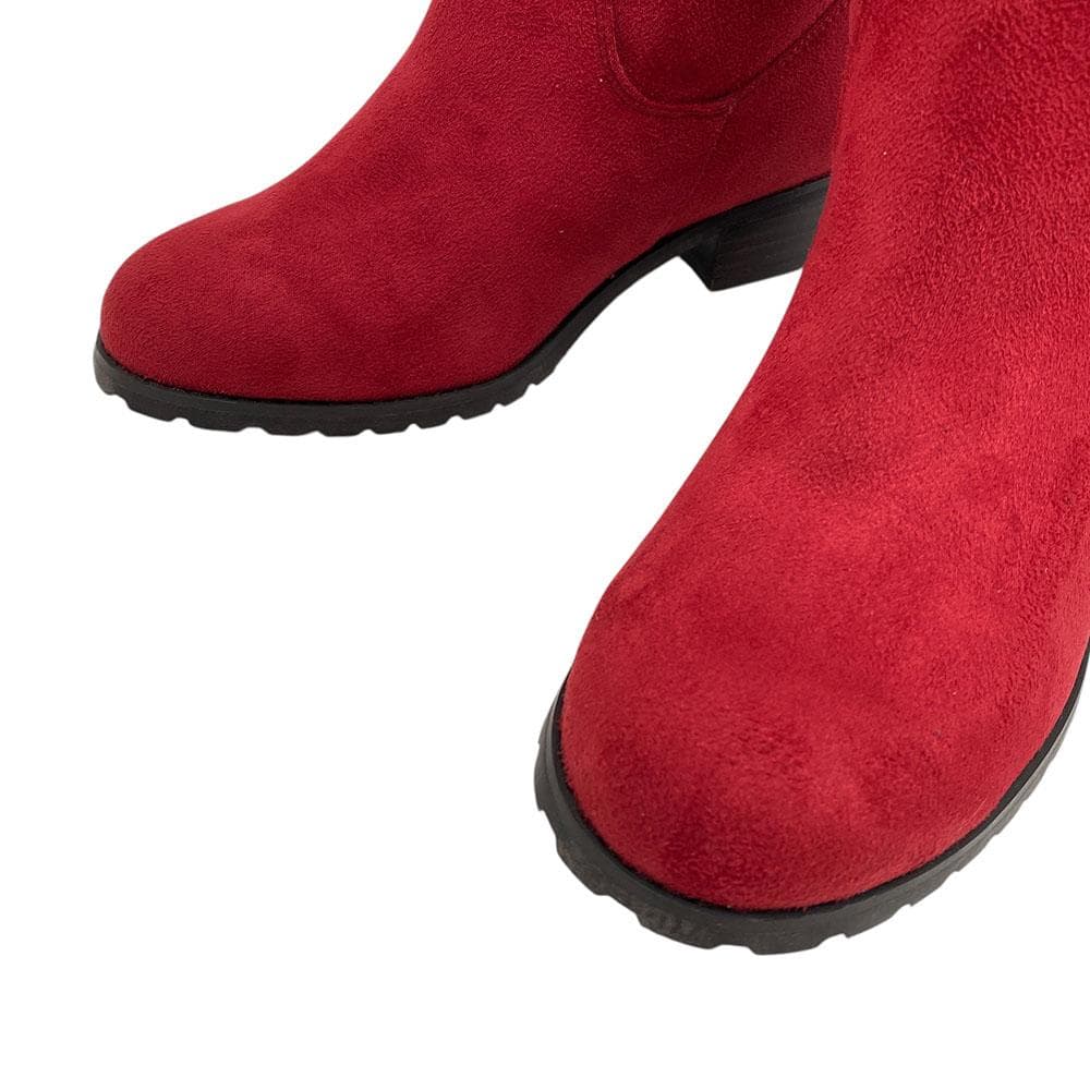 未使用 PINK HOUSE ピンクハウス ロングブーツ フリル フェイクレザー