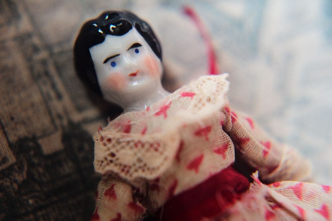 チャイナヘッドドール ビスクドール ドールハウス ミニチュア ブライス