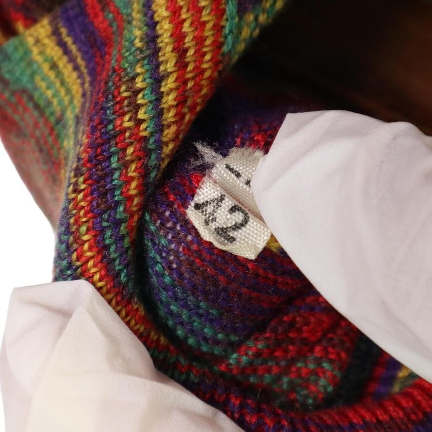 MISSONI ミッソーニ カシミヤ マルチカラー ニット カーディガン 42