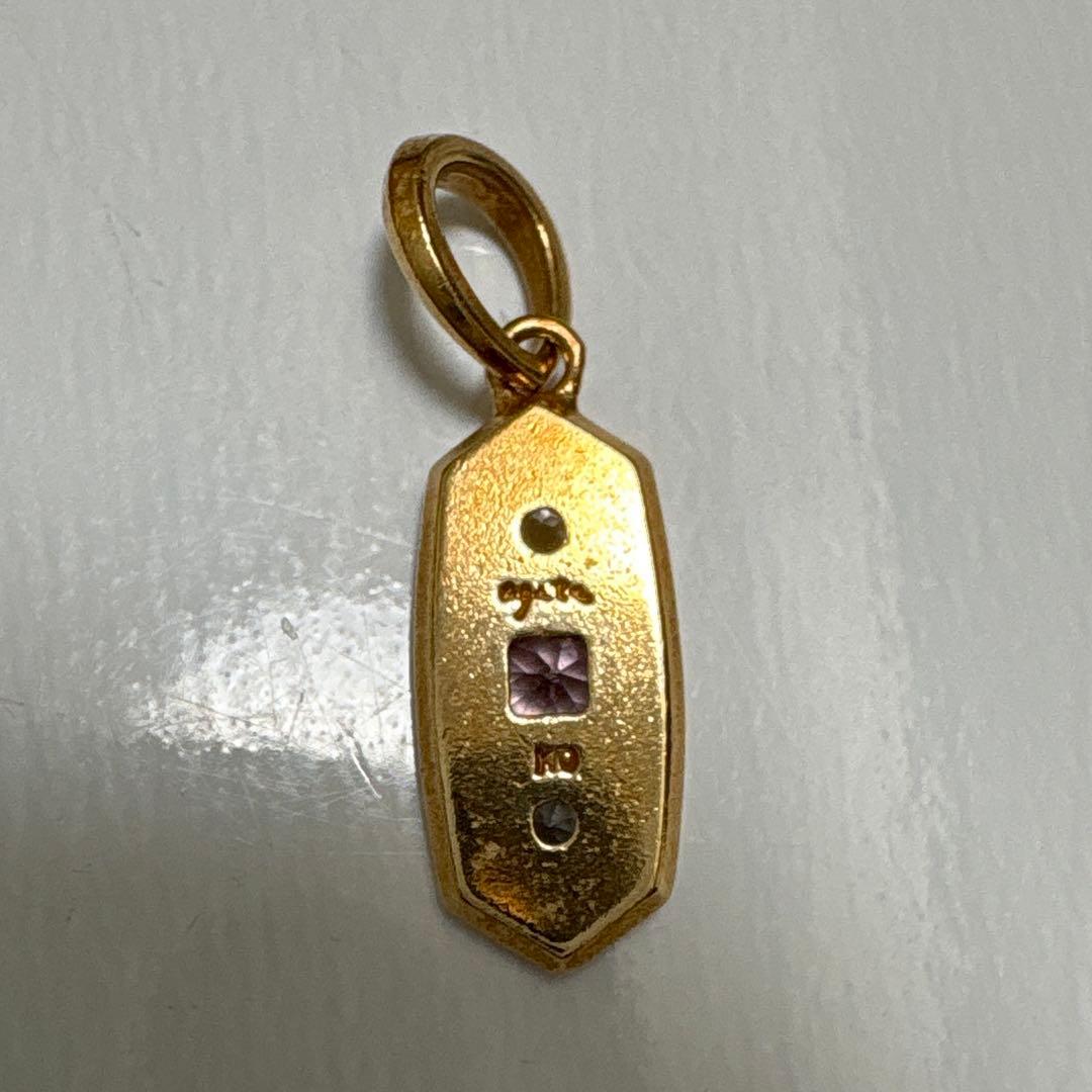 ペンダントトップ k10 agate