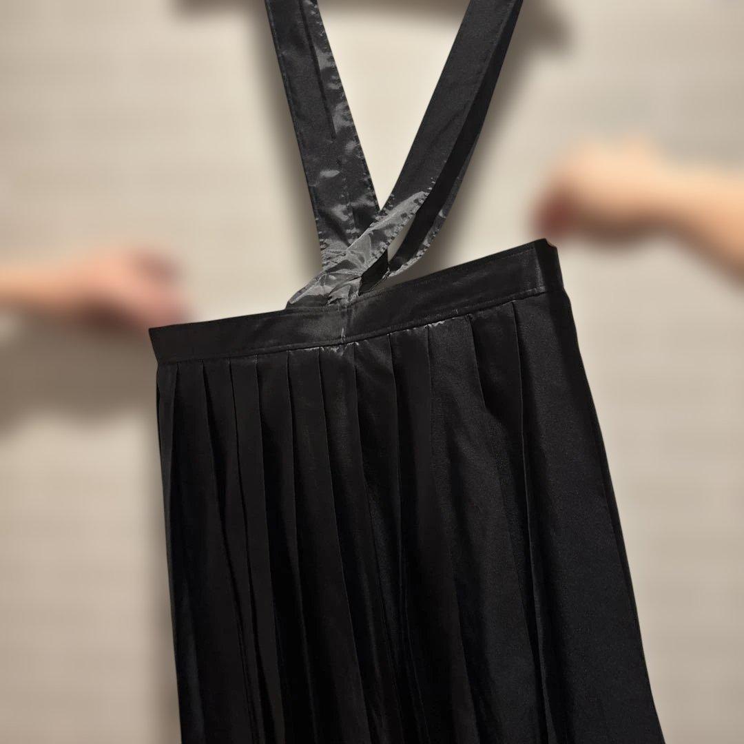 ジュンヤワタナベコムデギャルソン　サスペンダープリーツスカート