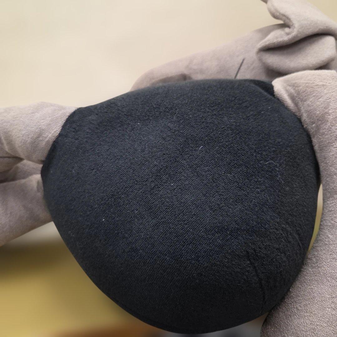 う*も様 またのあつこ　象のぬいぐるみ 中型 グレーと黒