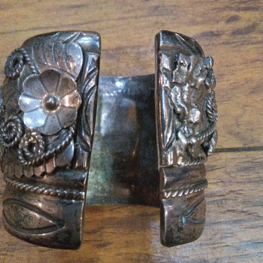 シルバー ターコイズ オープンバングル