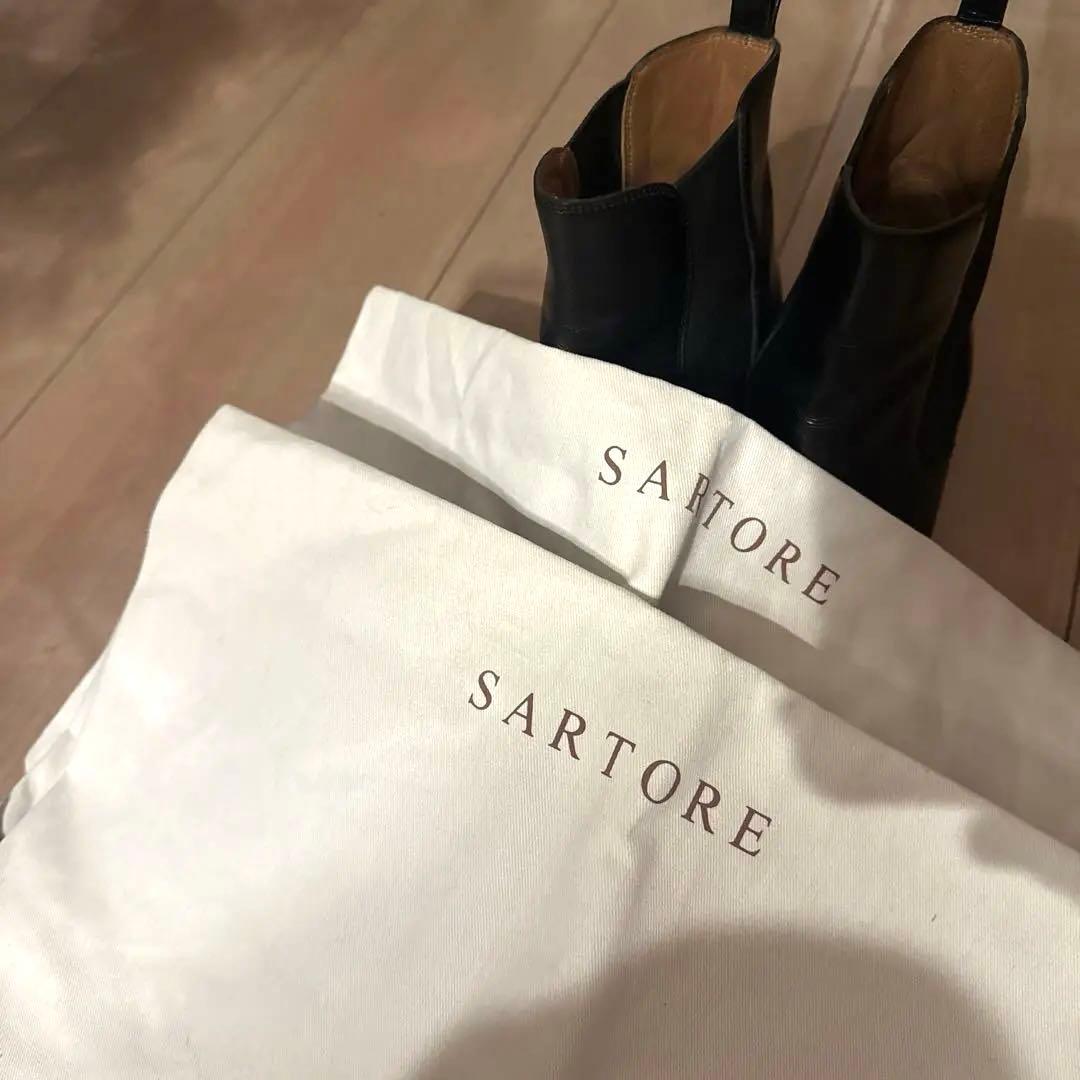 SARTORE サイドゴアブーツ　裏張り済