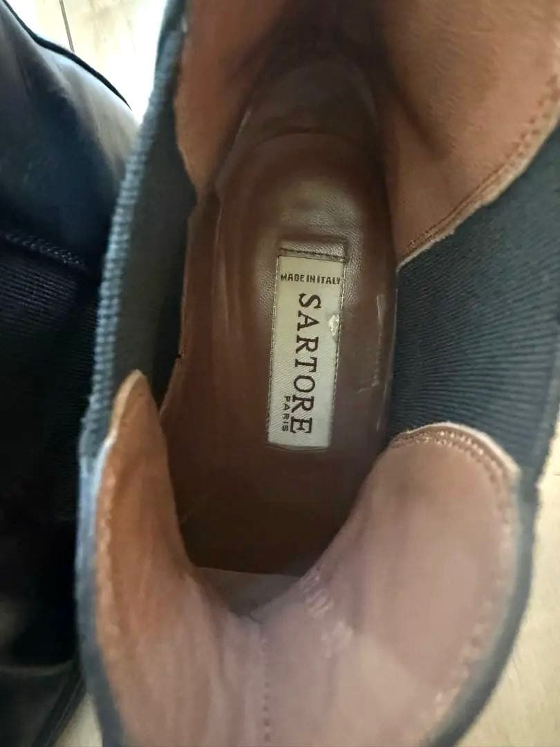 SARTORE サイドゴアブーツ　裏張り済