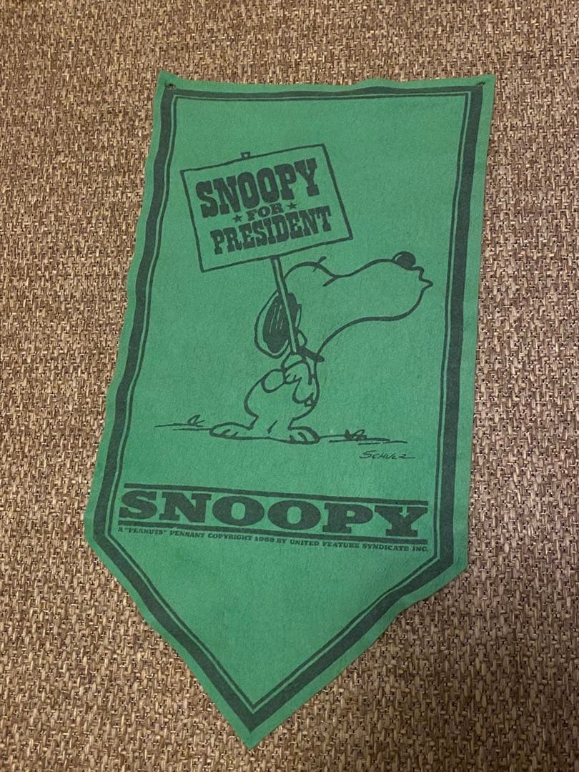60S 70S SNOOPY ペナント 4点まとめて販売
