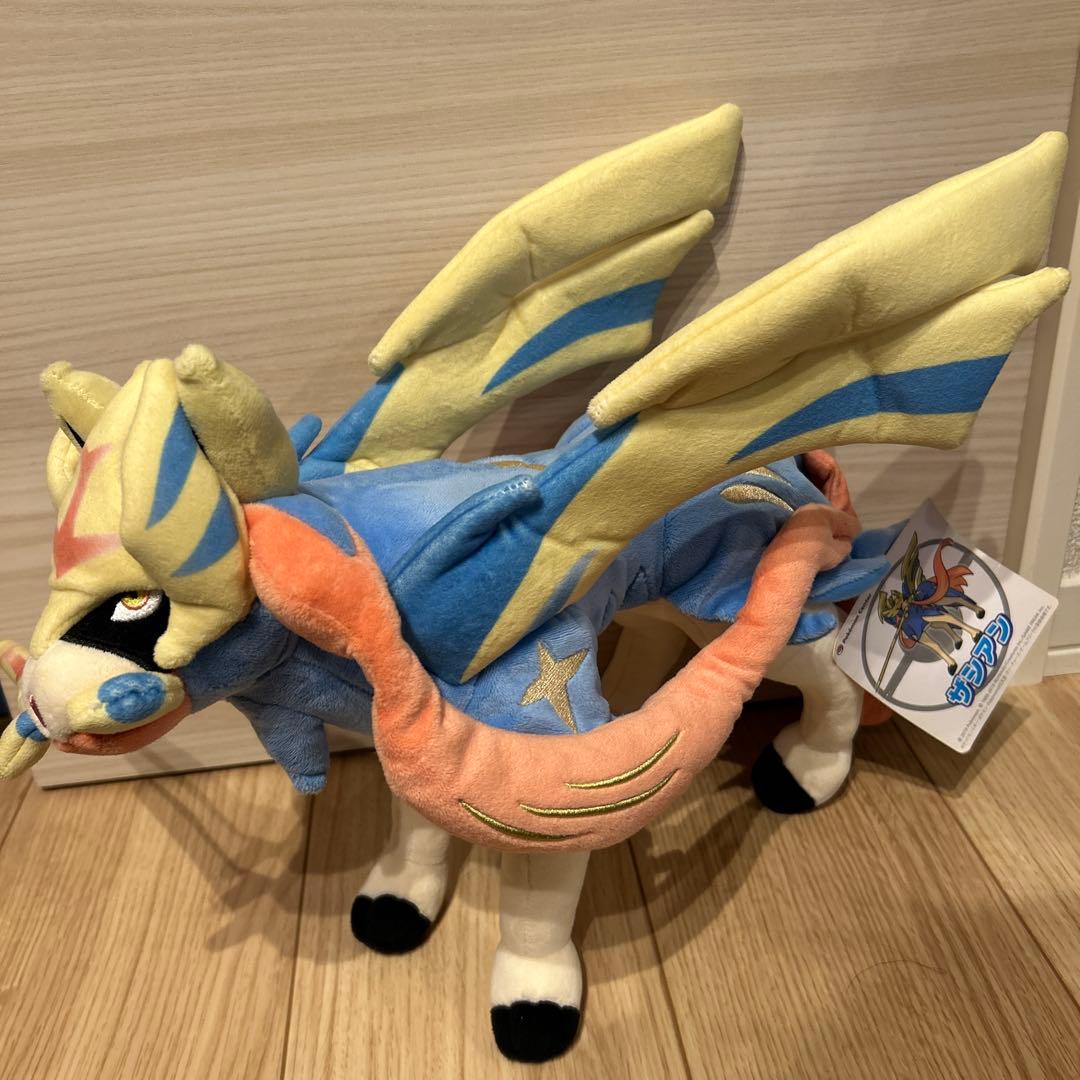 タグ付き ポケモンセンター ザシアン ぬいぐるみ