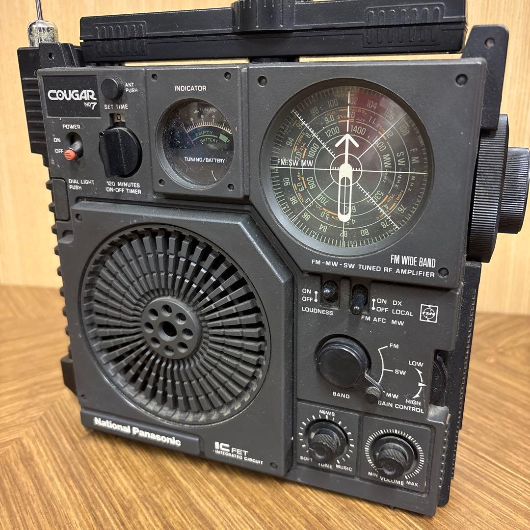 ナショナル パナソニック クーガ NO.7 RF-8777 ラジオ　COUGAR