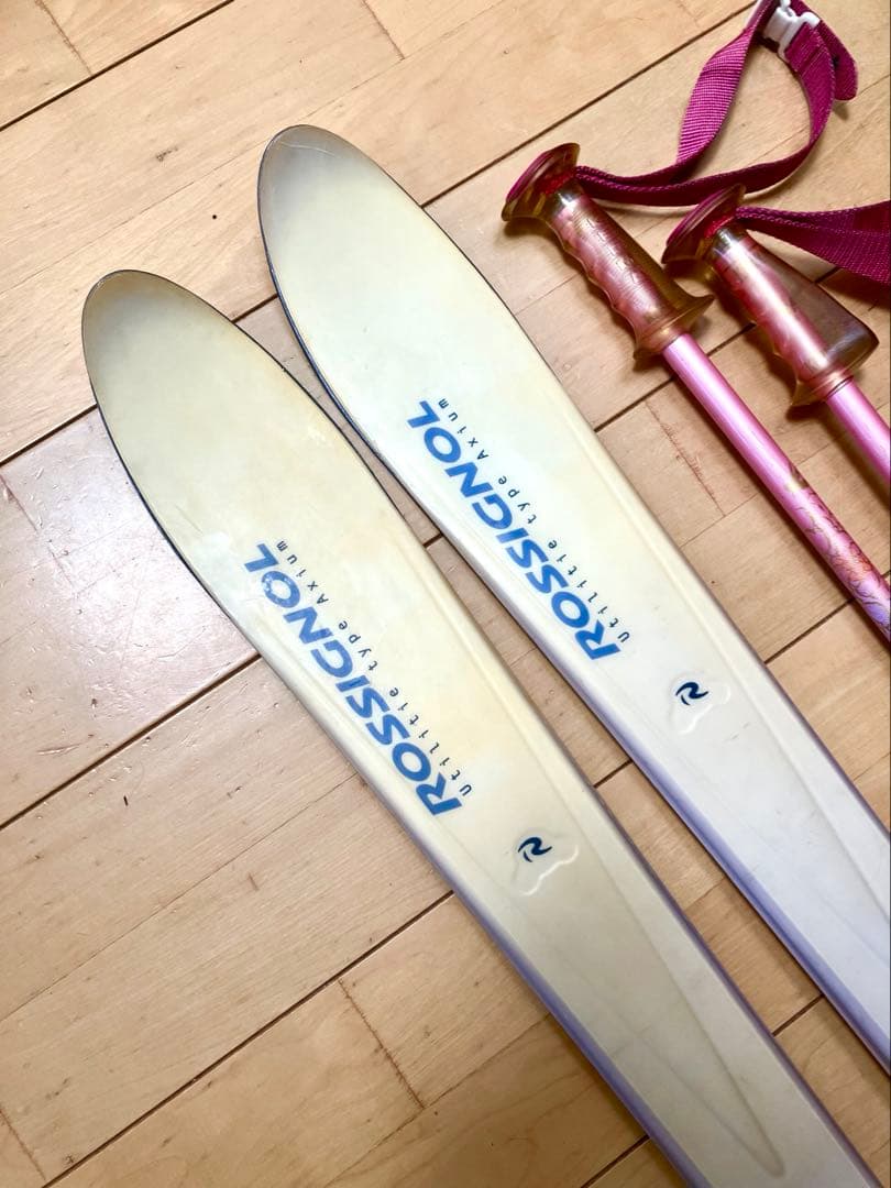 レディース ROSSIGNOL✴︎カービングスキー板148・ストック