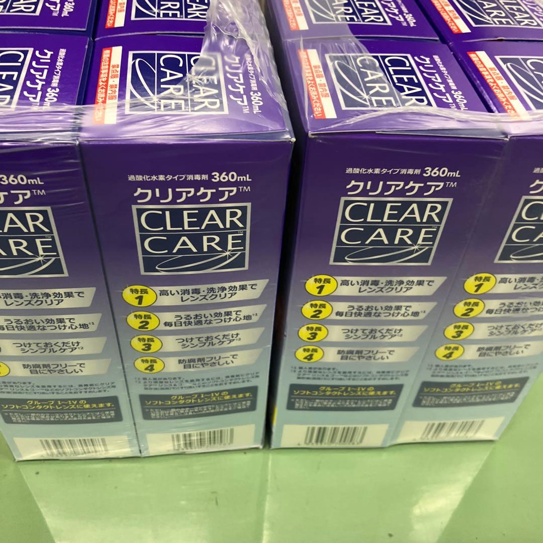新製品クリアケア ソフトコンタクト洗浄液 360mL 12個セット