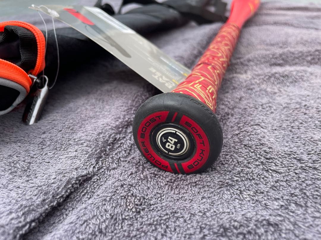 【中古品/軟式用】EASTONゴーストX ハイパーライト84cm710gケース付