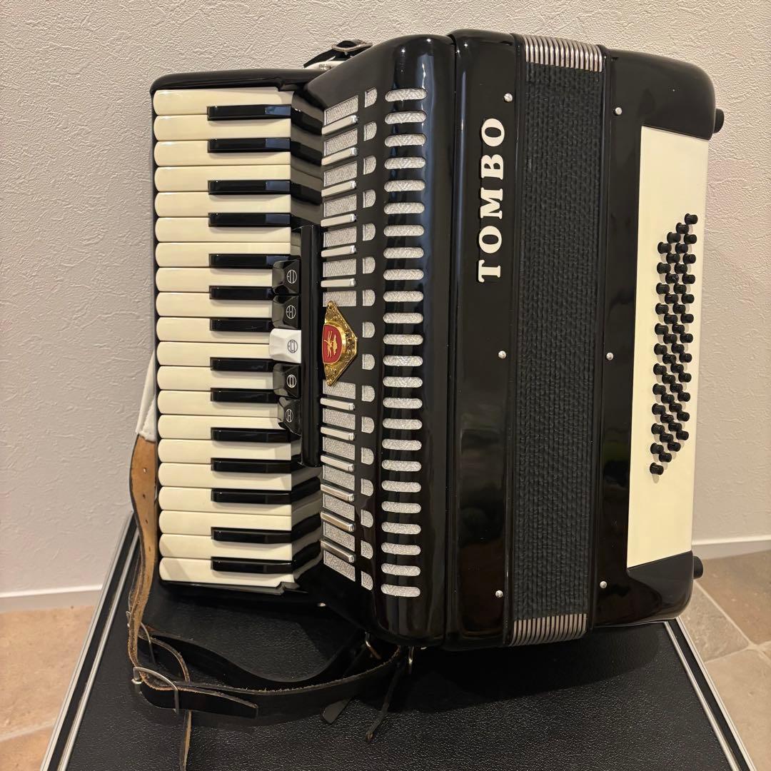 【美品】TOMBO トンボアコーディオン T-48 ケース付き T48