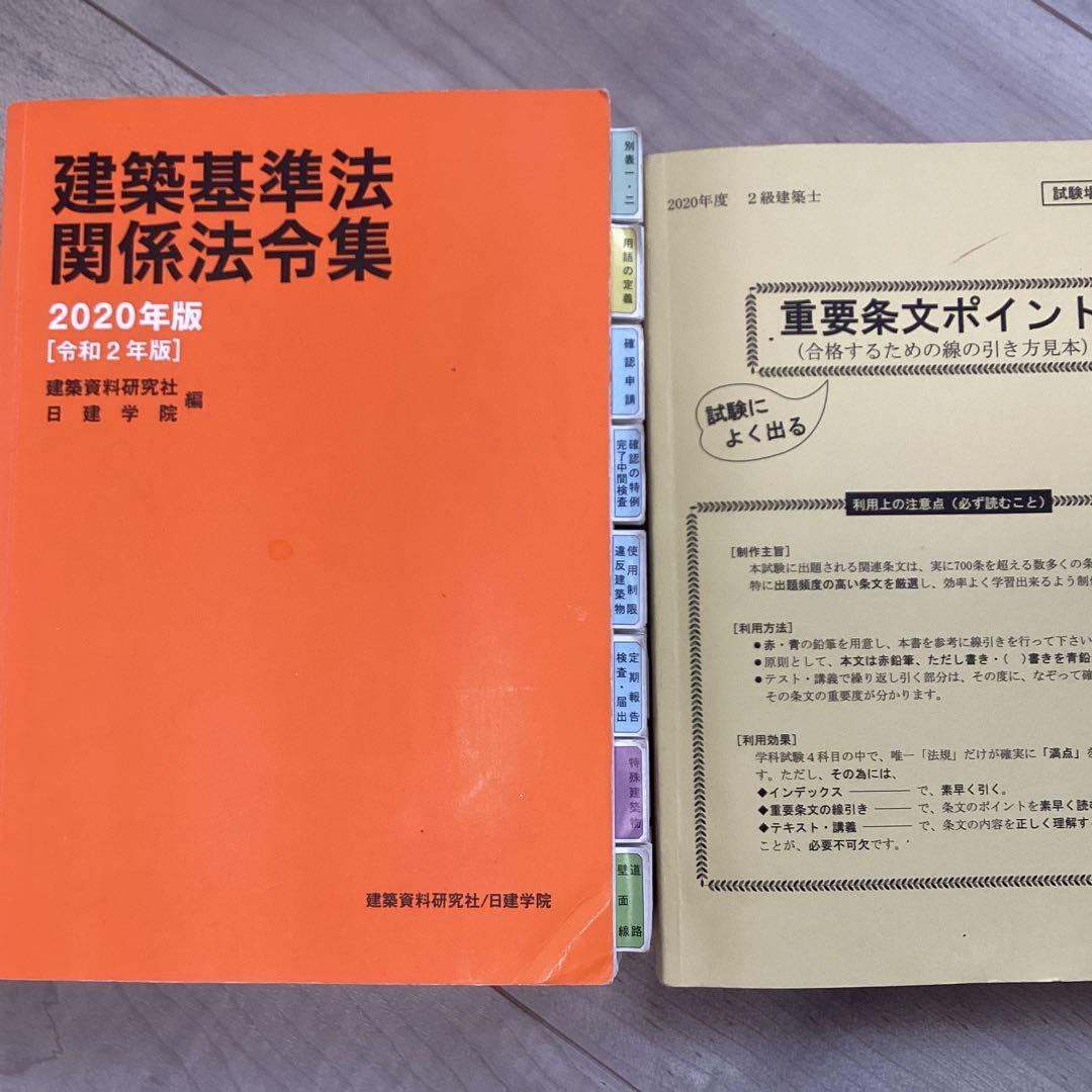 日建学院二級建築士勉強セット