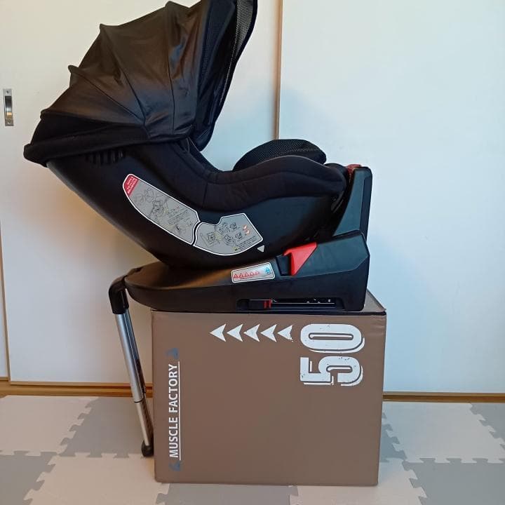 【美品✨】マムズキャリー チャイルドシート ターンレジェfix ヨ