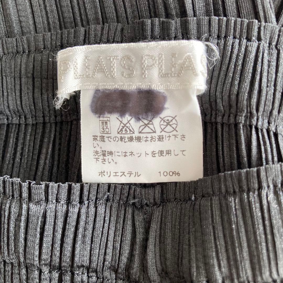 PLEATS PLEASE イッセイミヤケ　パンツ　ブラック　サイズ0