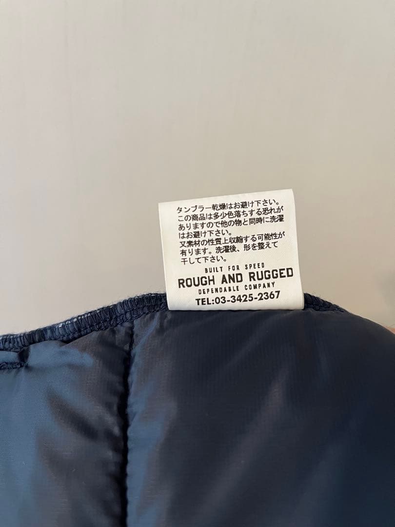 rough and rugged 中綿　レーシングベスト