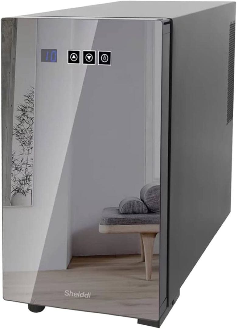 Shelddi コンパクトミニ冷蔵庫 23L シルバー　SHR-023B