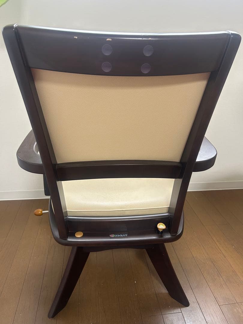 ピタットチェア20　ロングレバー付 介護用回転イス