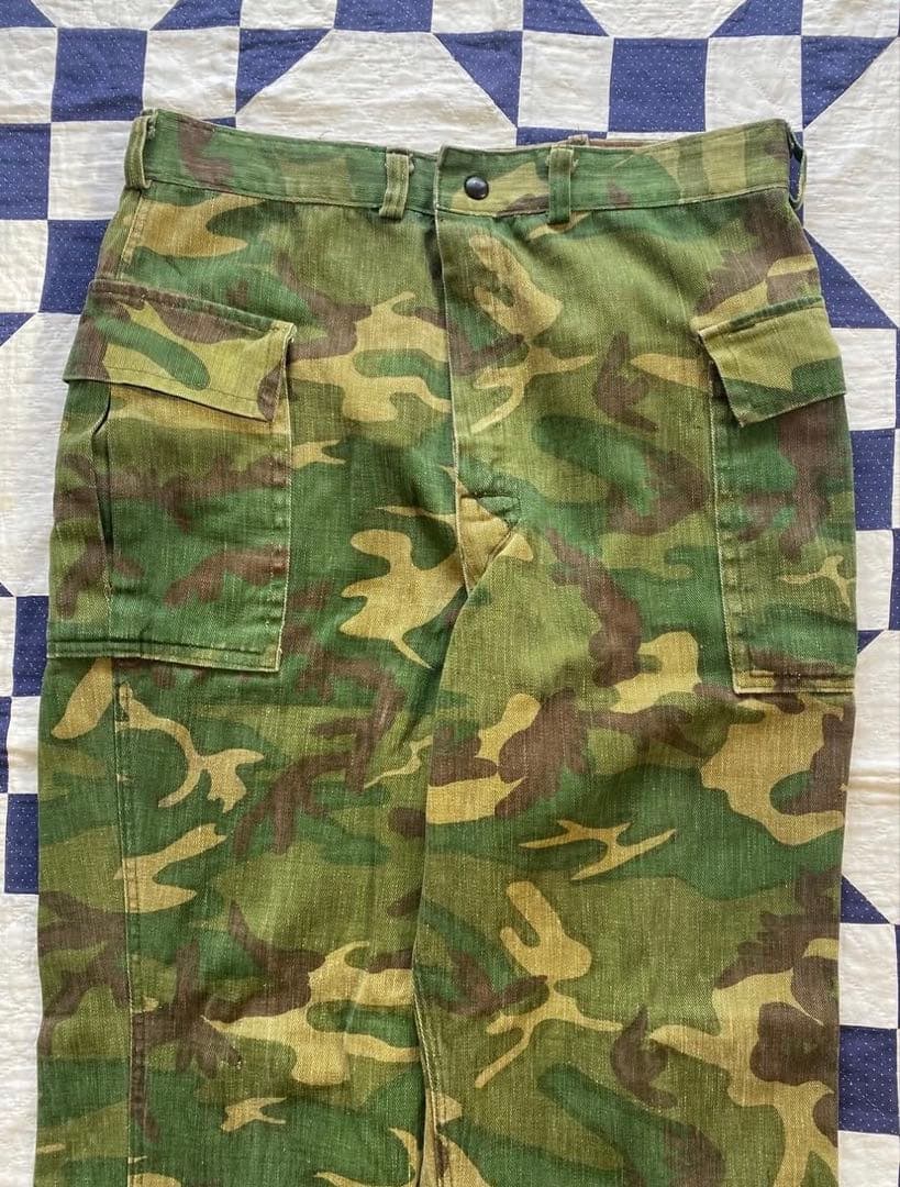 60s 70s ミッチェルカモ カーゴパンツ リバーシブル 迷彩 ハンティング