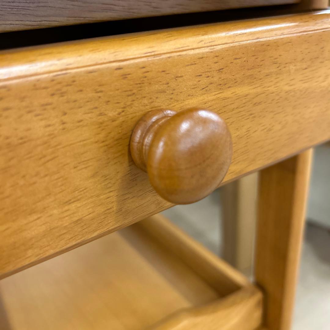 アウトレット★折畳み式キッチンワゴン キャスター付き バタフライワゴン 完成品