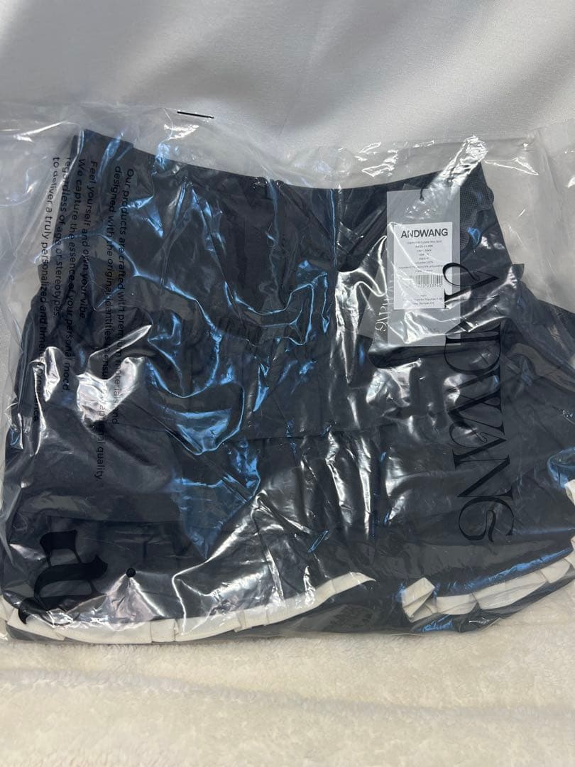 スカート andwang Charm frill cullotte mini skirt