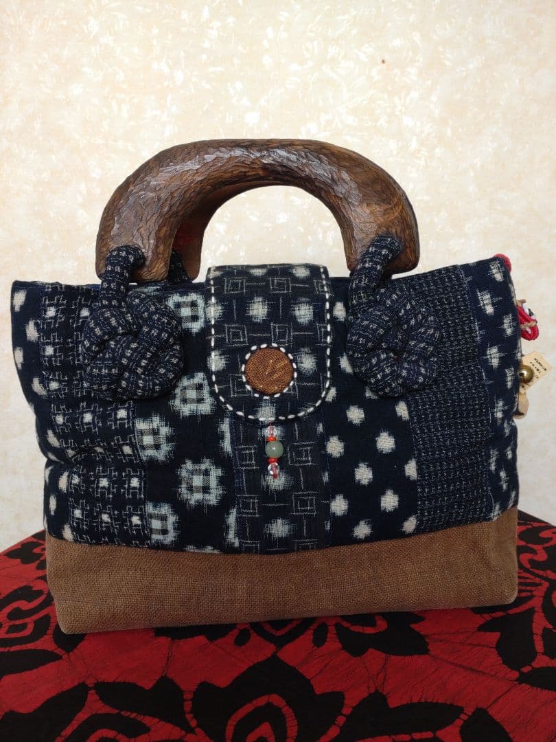 絣、酒袋手作り鞄【ぽんこ様用】