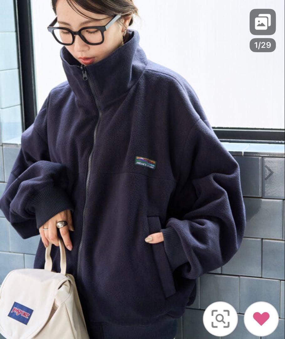 マウンテンパーカー 裏フリース　リバーシブル ブルゾン ブラック　フリーサイズ