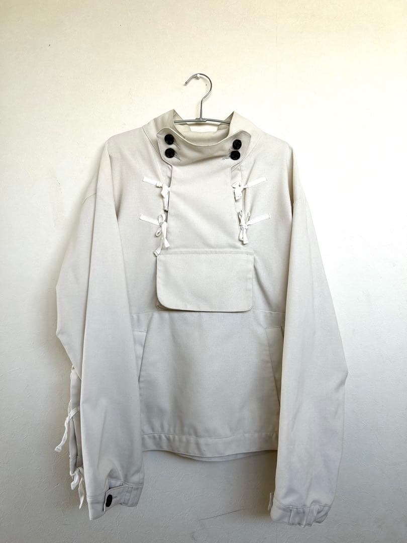 公三郎　KOZABURO UNLINED HOPSACK MONK JACKET