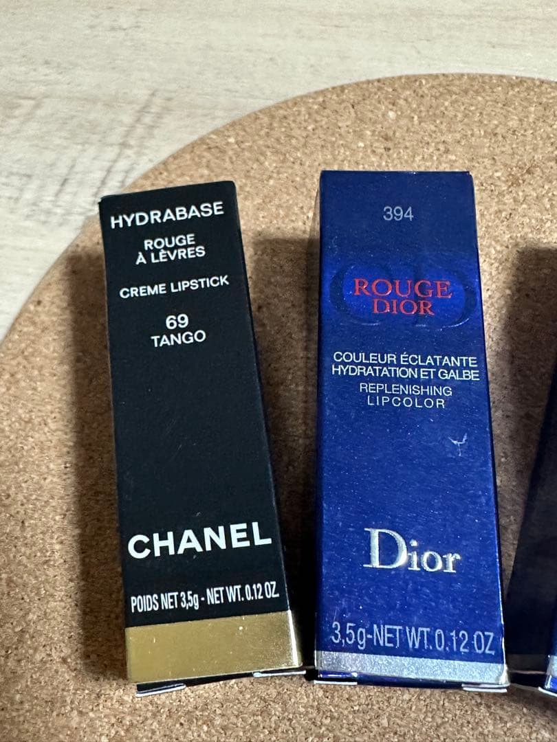 未使用　4点　シャネル　ディオール　口紅　ルージュ