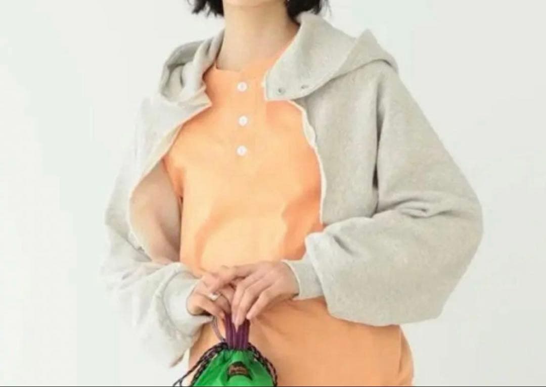 BEAMSBOY フレンチテリーボレロ　パーカー　ビームス　スウェット