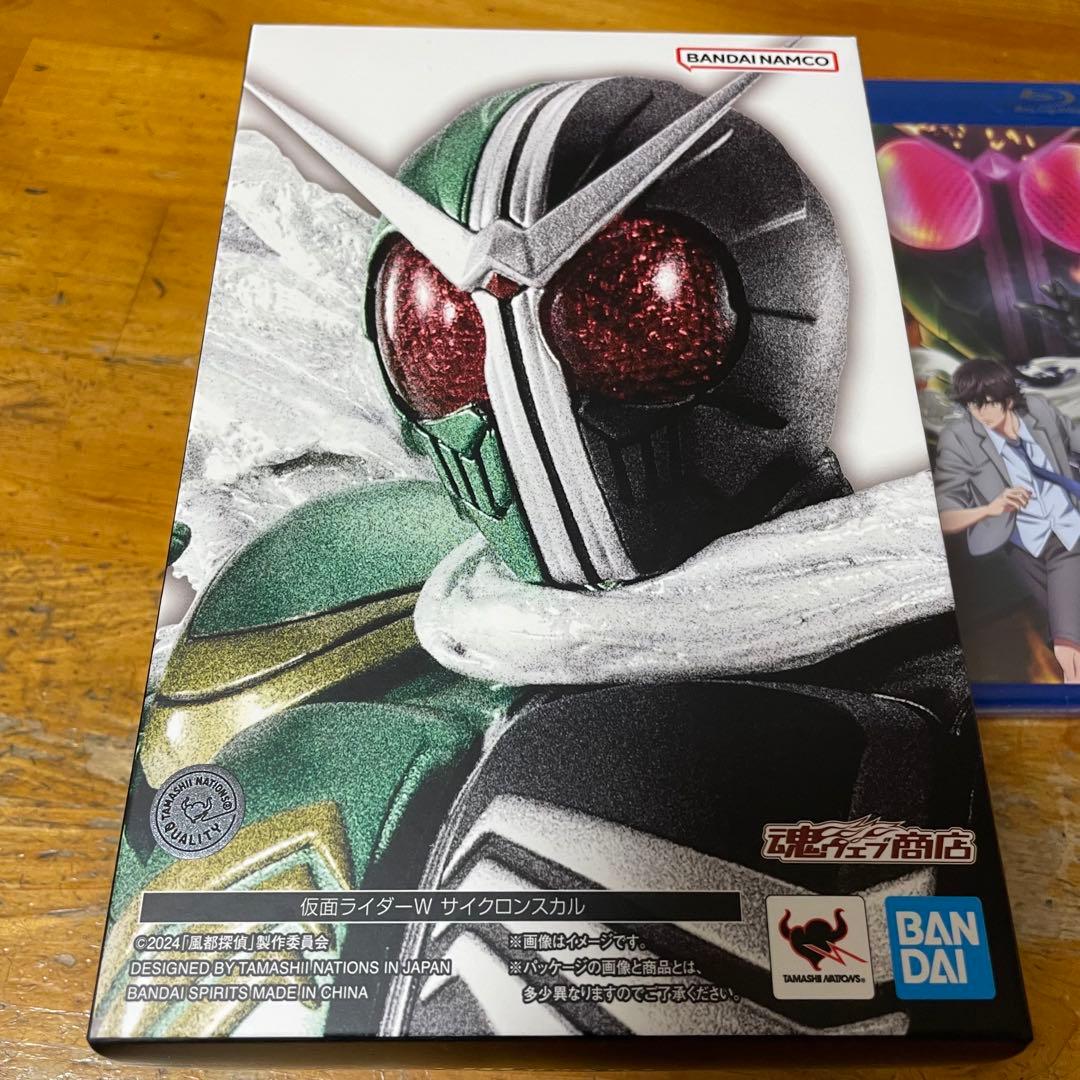 【新品未開封】風都探偵 仮面ライダースカルの肖像 & 真骨彫 サイクロンスカル