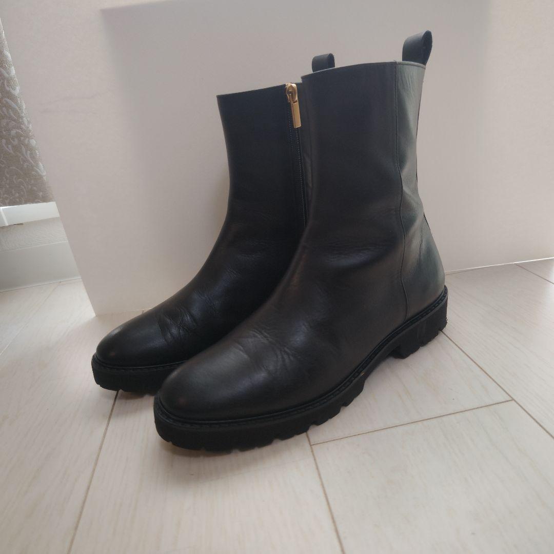 2.718 ブラック コンバットブーツ