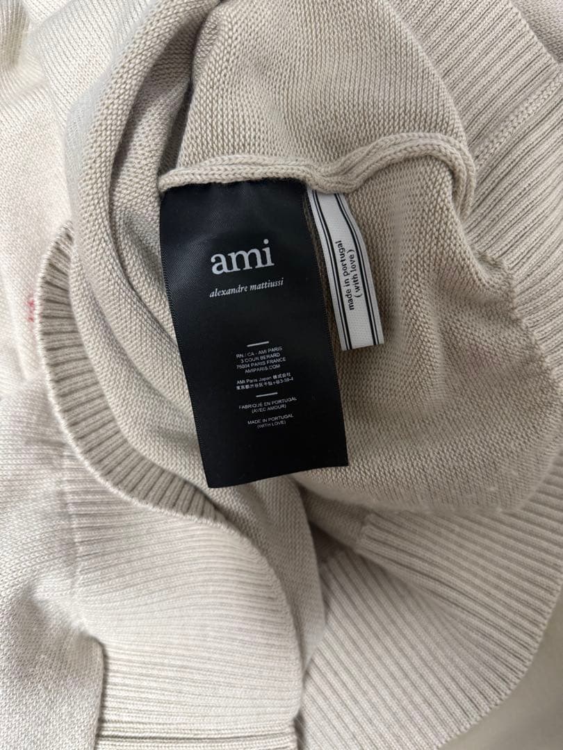 AMI PARIS ハートロゴニット Lサイズ