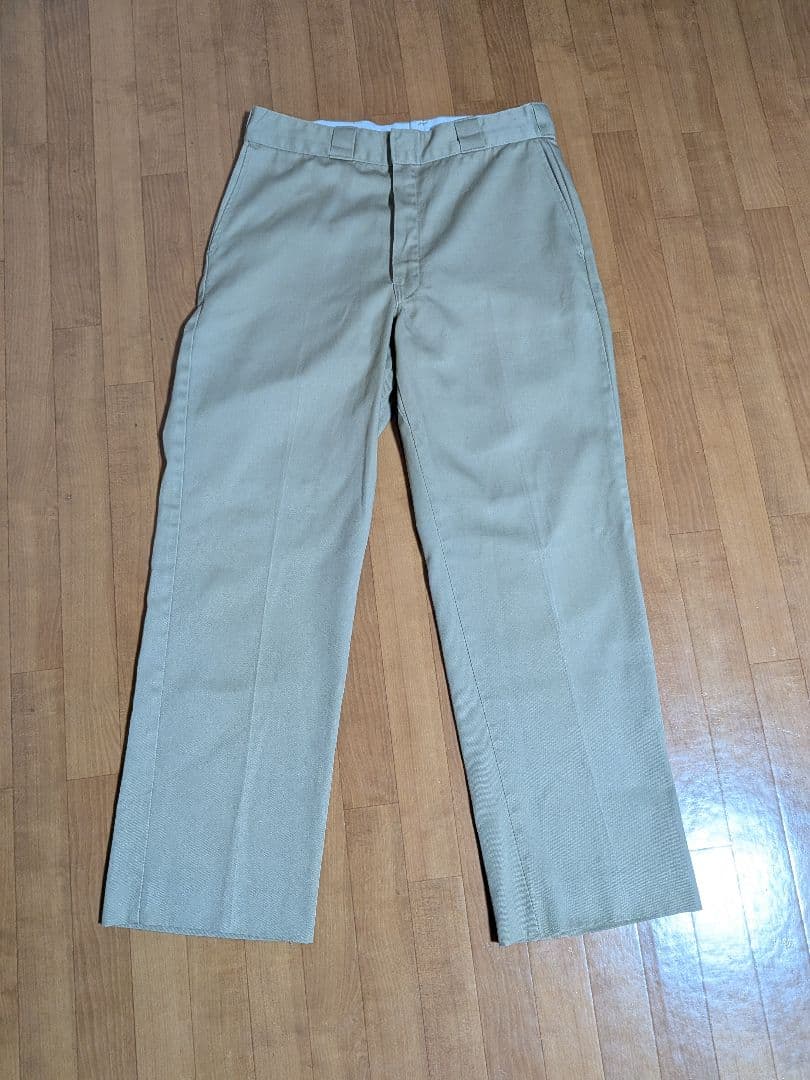 Dickies 70s アルミTALON チビタグ USA製 カーキ ベージュ
