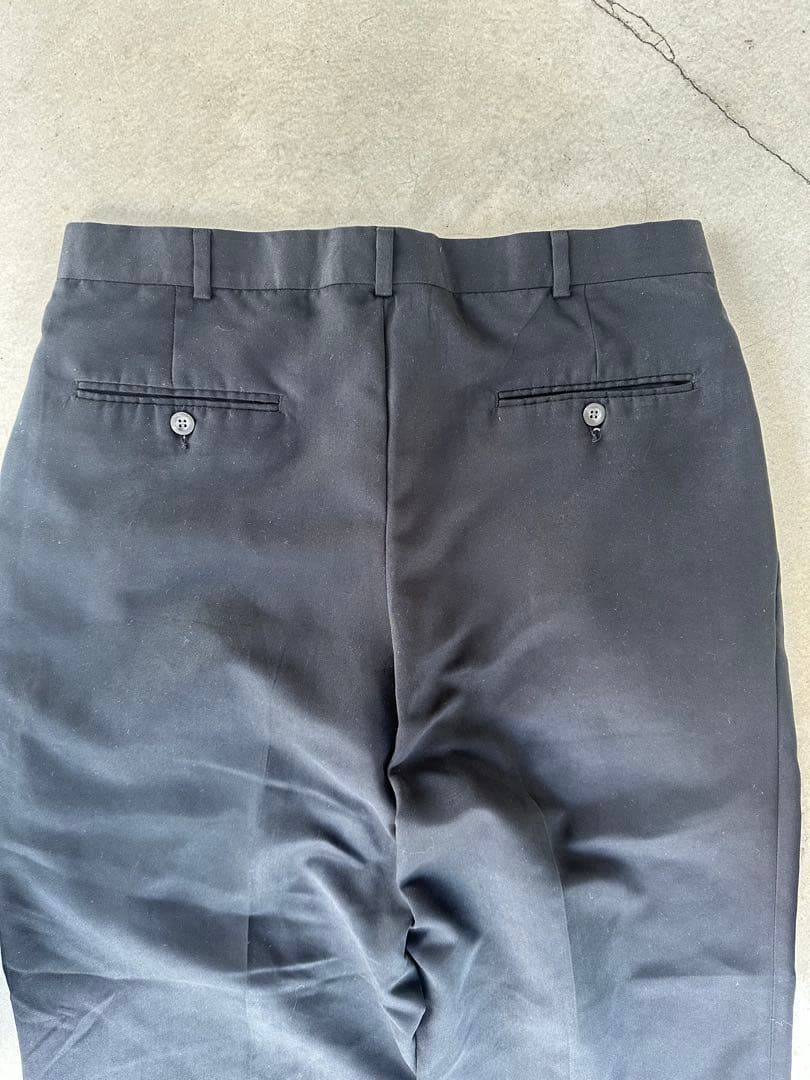 90s SLATES 3タック　スラックス　アメリカ製　W34/L30 黒