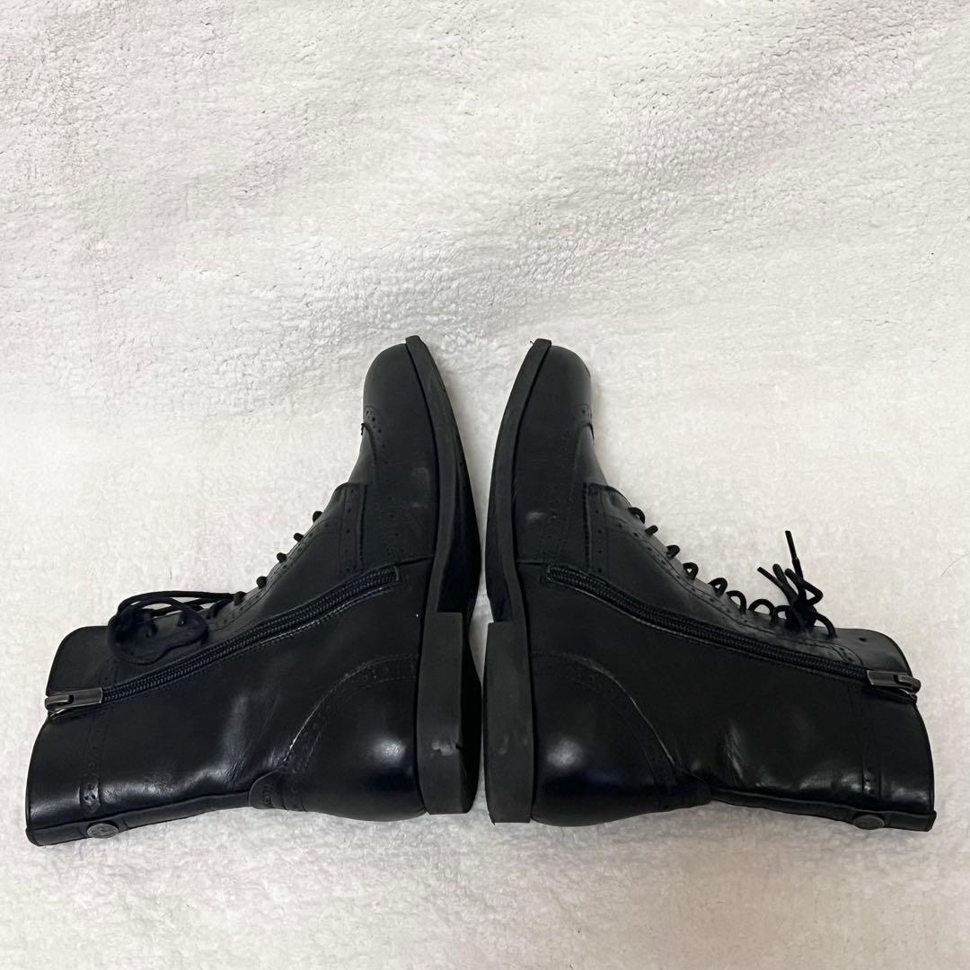 【BIRKENSTOCK】廃盤品 レースアップ ブーツ ブラック サイドジップ