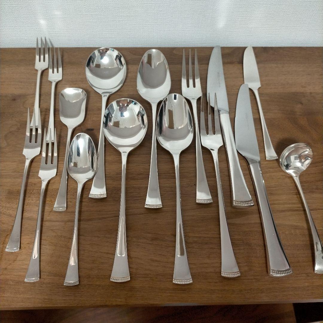 純銀ラッキーウッド シドニー 16本カトラリーセット