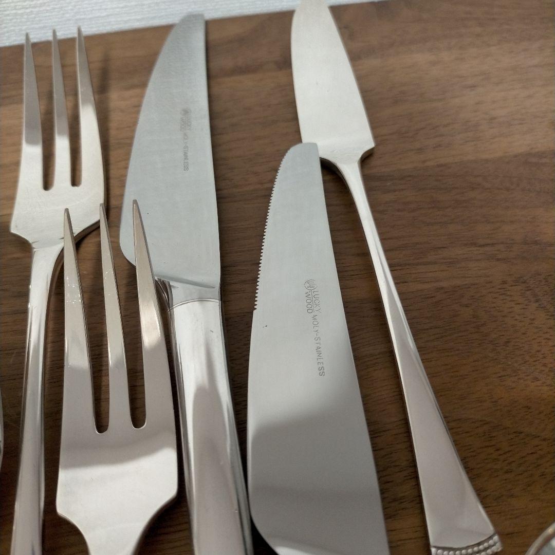 純銀ラッキーウッド シドニー 16本カトラリーセット