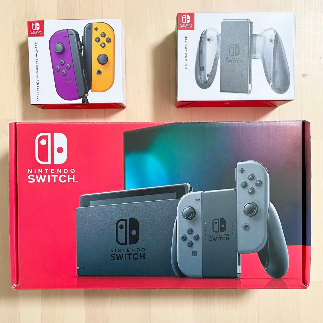 Nintendo Switch 本体 Joy-Con付き　充電グリップ　送料無料