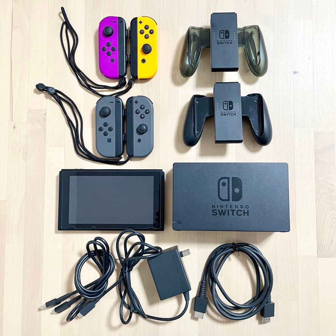 Nintendo Switch 本体 Joy-Con付き　充電グリップ　送料無料
