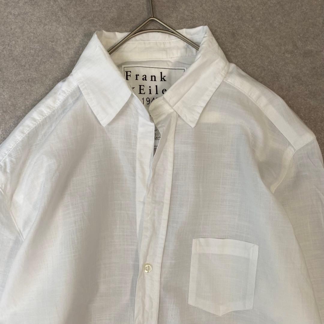 【美品】Frank&Eileenフランクアンドアイリーン　シャツワンピース　白