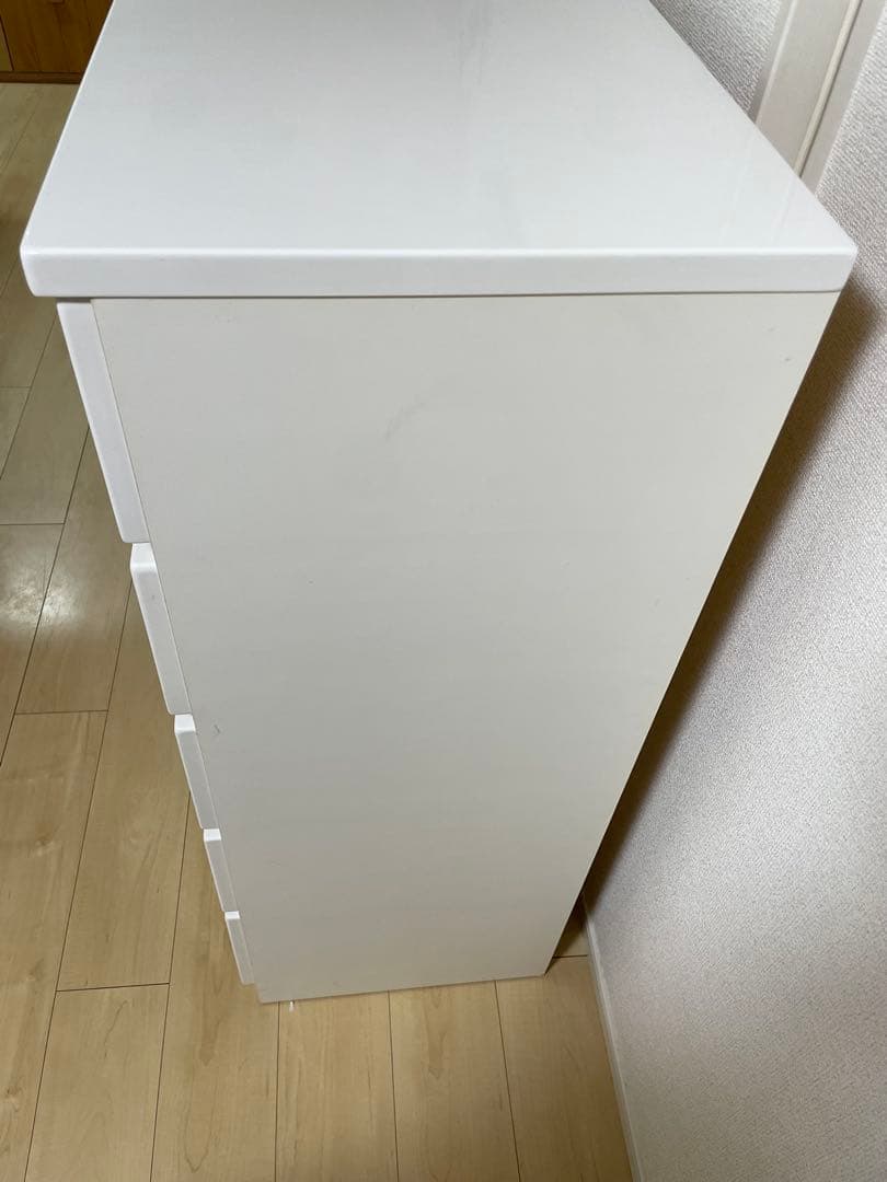 送料込み　ニトリ　ホワイトチェスト　５段