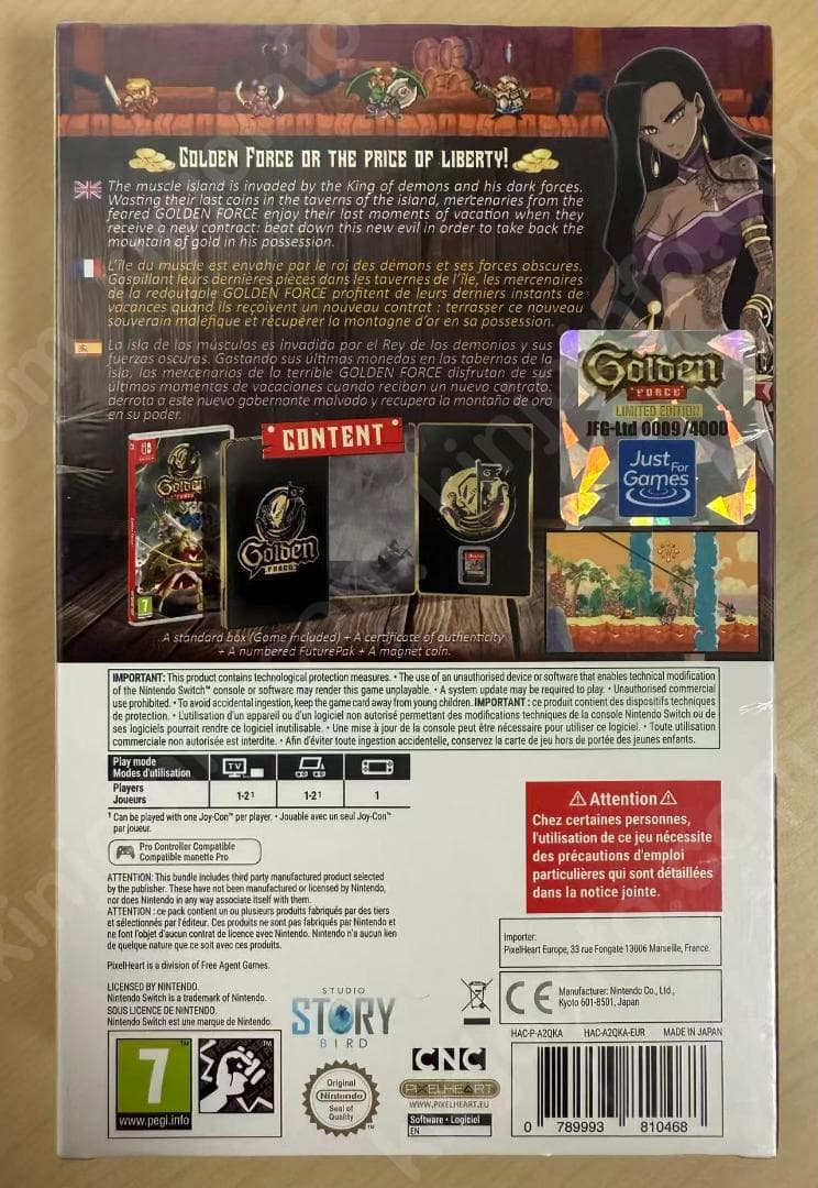 Golden Force 【新品未開封・Switch北米版】