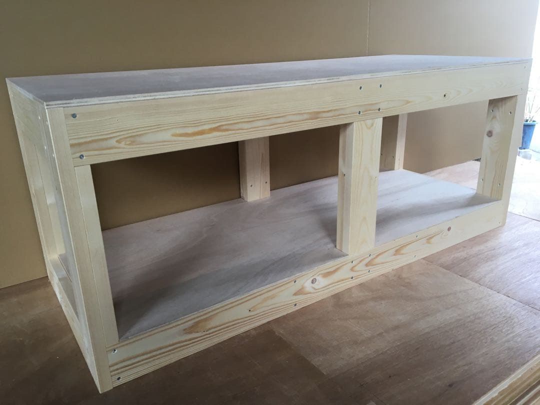 水槽台120用　補強柱付