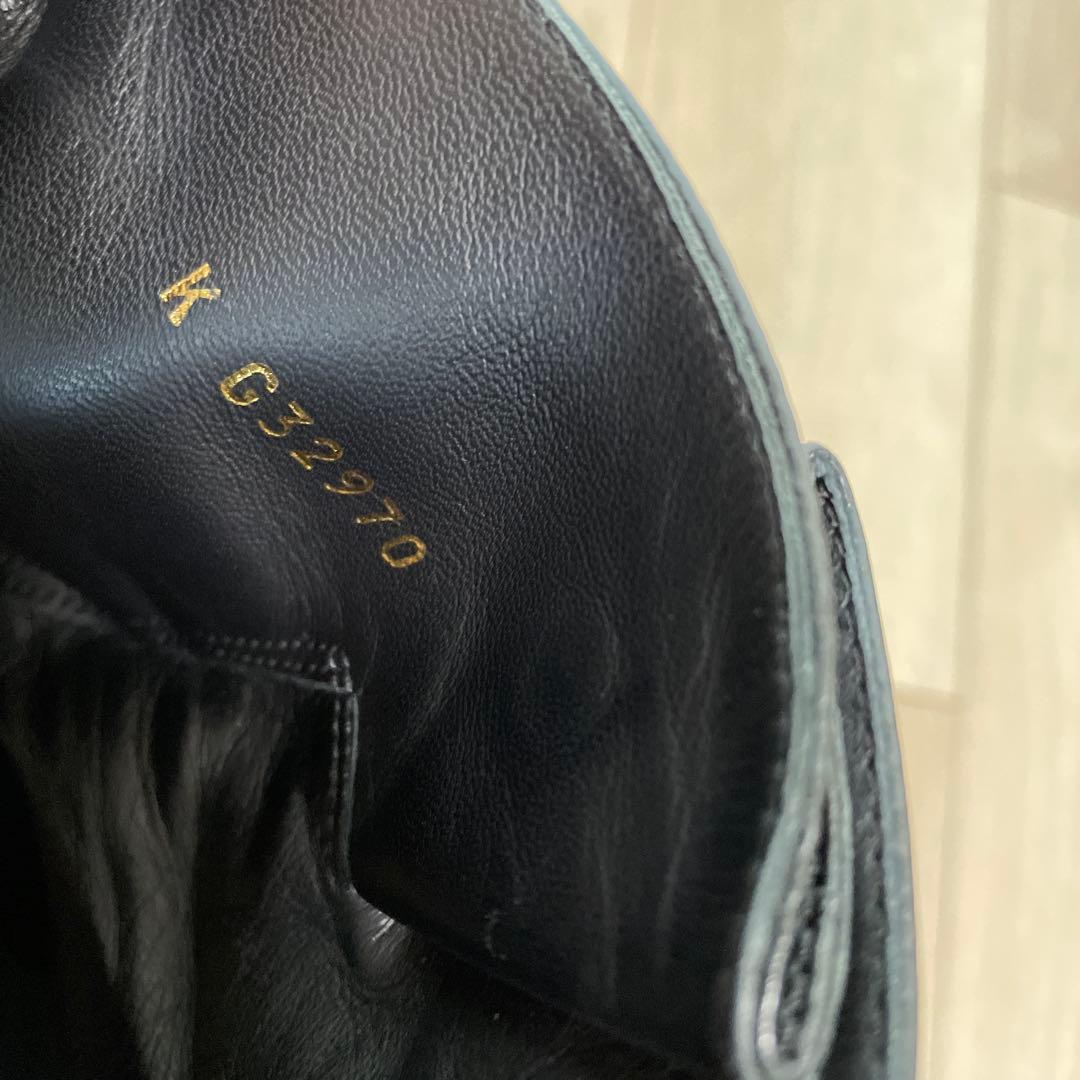 シャネル　黒　38 レザー