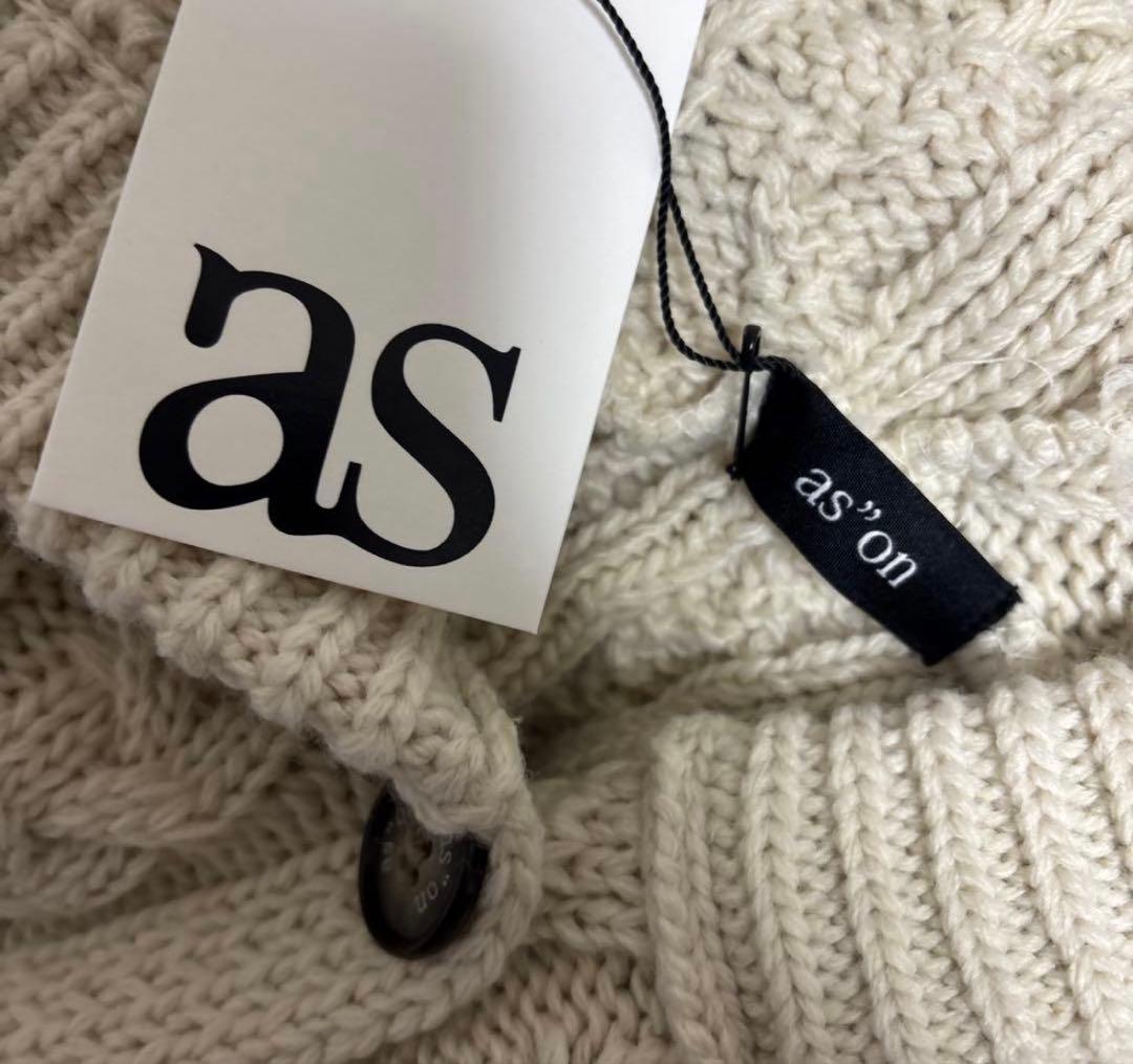 ason ELO TWISTED HOOD CARDIGAN カーディガン